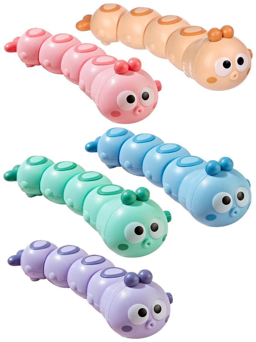 Заводная игрушка «Гусеничка», бежевый