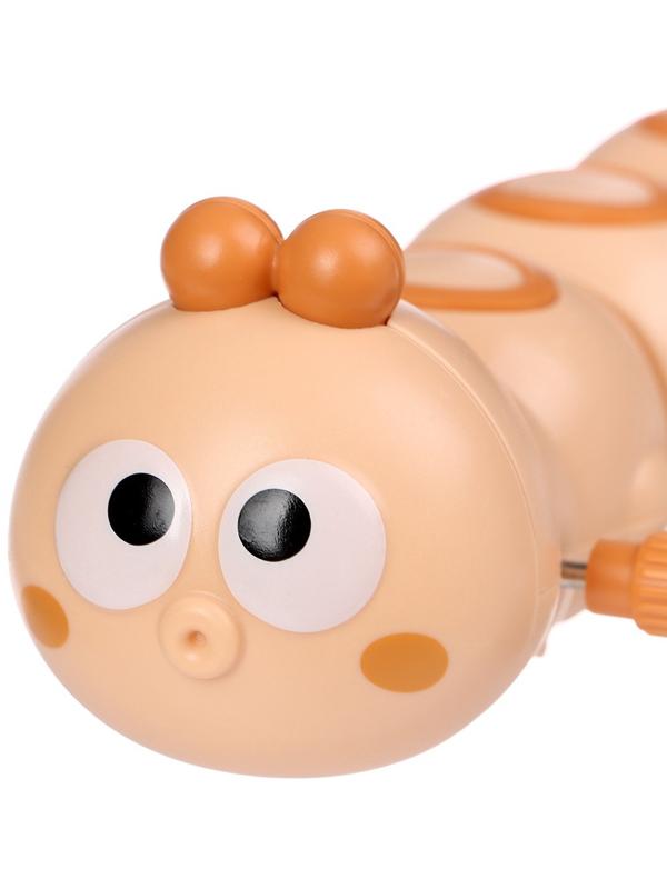 Заводная игрушка «Гусеничка», бежевый