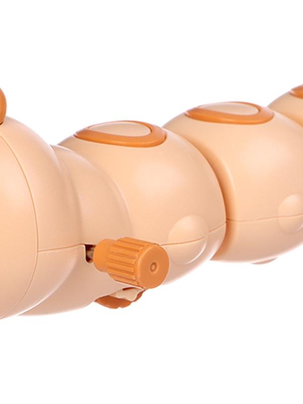 Заводная игрушка «Гусеничка», бежевый