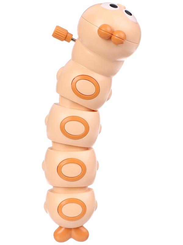 Заводная игрушка «Гусеничка», бежевый