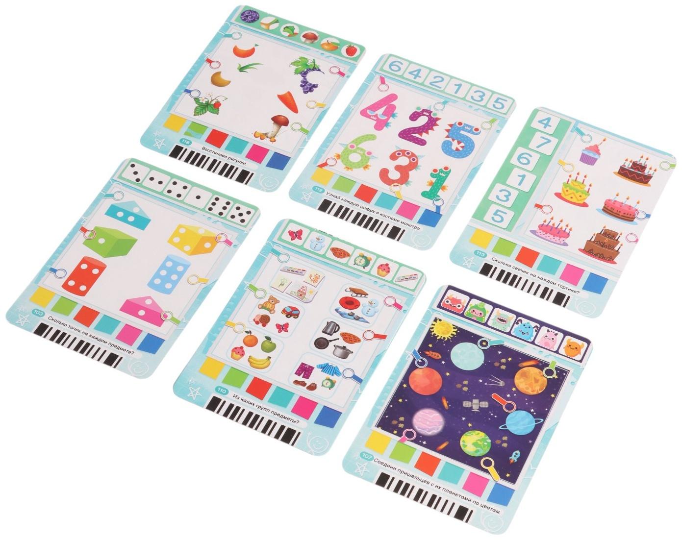 Интерактивный планшет с карточками «Панда», русская озвучка, 60 двустронних карточек