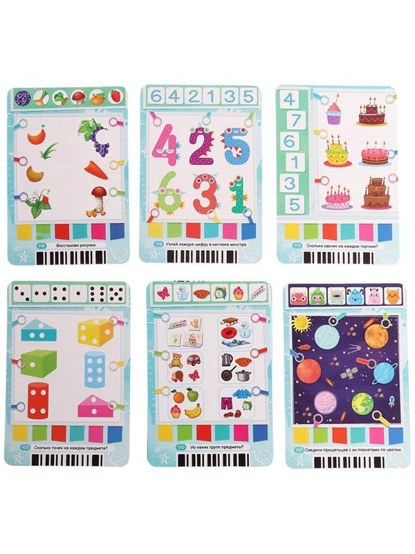 Интерактивный планшет с карточками «Панда», русская озвучка, 60 двустронних карточек