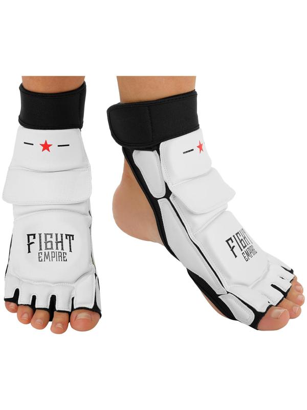 УЦЕНКА Защита стопы для тхэквондо FIGHT EMPIRE, размер S, белая