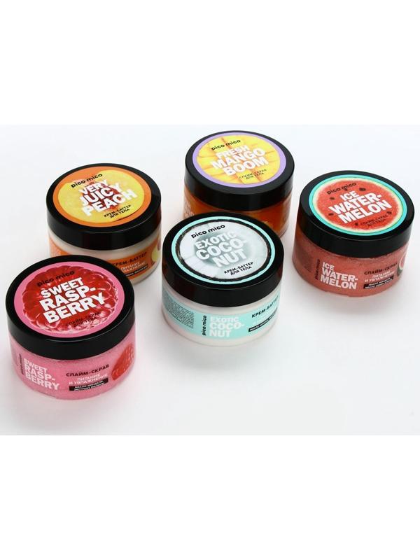 Скраб-слайм для тела Ice watermelon, питание и увлажнение, с ароматом арбуза, 250 г, PICO MICO