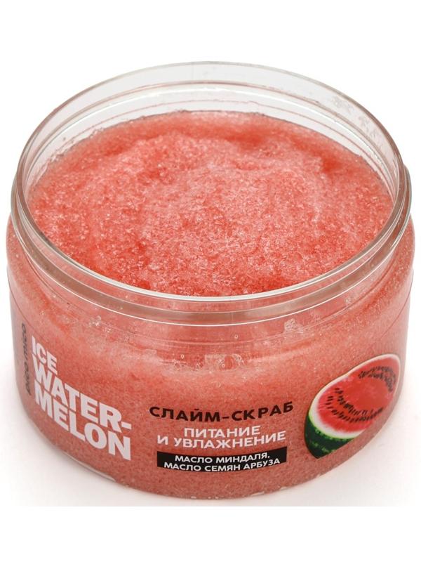 Скраб-слайм для тела Ice watermelon, питание и увлажнение, с ароматом арбуза, 250 г, PICO MICO