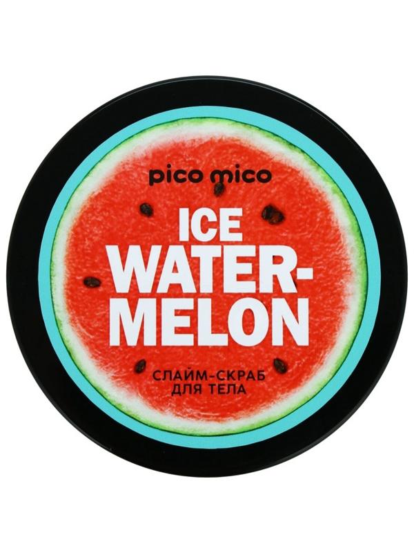 Скраб-слайм для тела Ice watermelon, питание и увлажнение, с ароматом арбуза, 250 г, PICO MICO