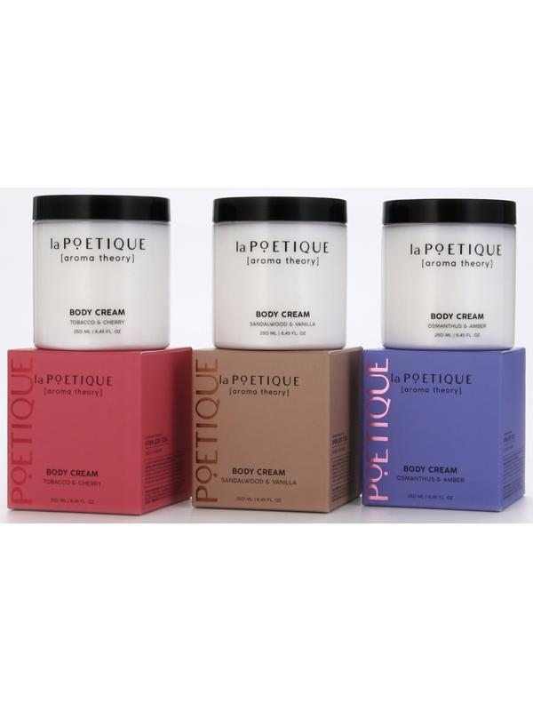 Крем для рук и тела парфюмированный laPOETIQUE, 250 мл, аромат сандал и ваниль