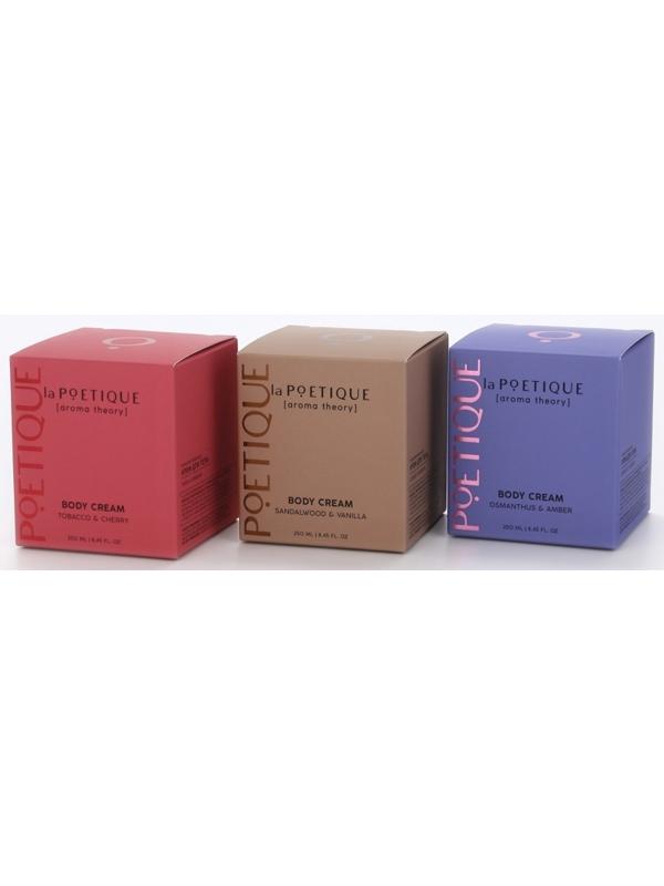 Крем для рук и тела парфюмированный laPOETIQUE, 250 мл, аромат сандал и ваниль