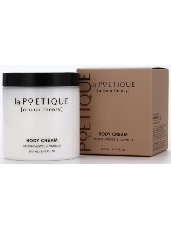 Крем для рук и тела парфюмированный laPOETIQUE, 250 мл, аромат сандал и ваниль