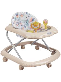 Ходунки «Верный друг», 7 колес, музыкальные игрушки, бежевый