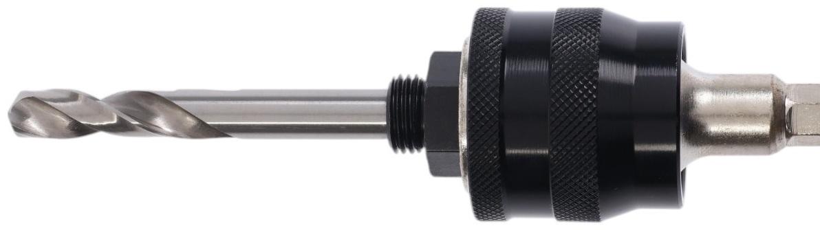 Адаптер для коронок биметаллических ТУНДРА, быстросъемный, шестигранный хвостовик, М14/М16