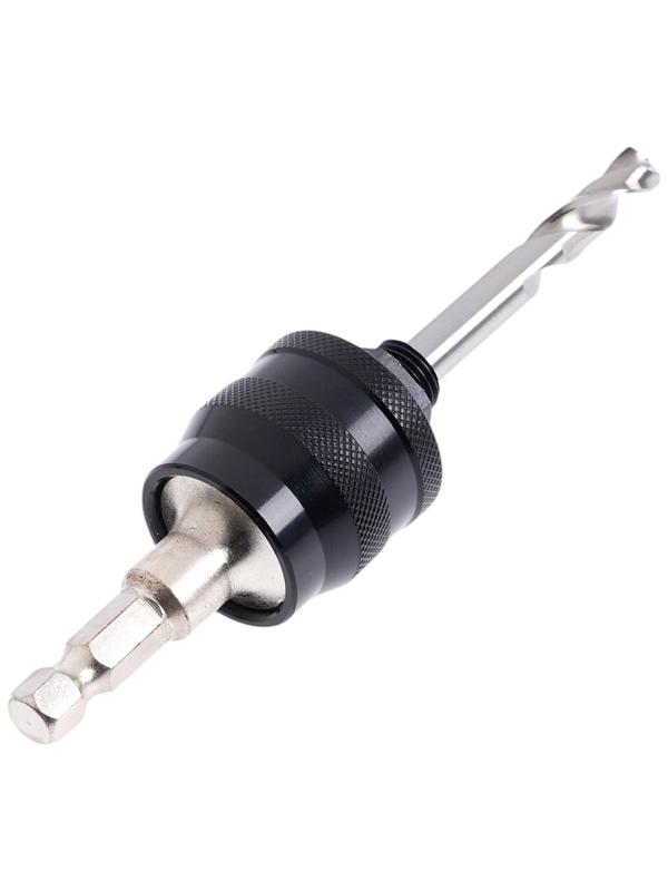 Адаптер для коронок биметаллических ТУНДРА, быстросъемный, шестигранный хвостовик, М14/М16