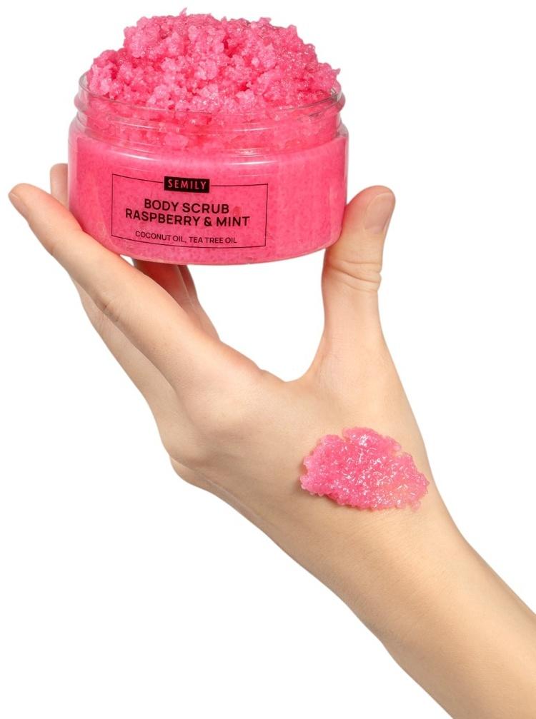 Скраб для тела Semily с малиной и мятой, 300 мл