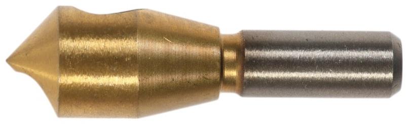 Сверло для снятия заусенцев с зенковкой ТУНДРА, d=14 мм, по дереву, пластику, цвет. металлам