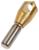 Сверло для снятия заусенцев с зенковкой ТУНДРА, d=14 мм, по дереву, пластику, цвет. металлам