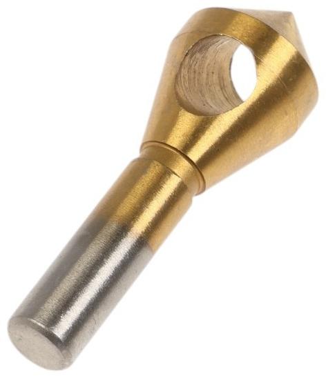 Сверло для снятия заусенцев с зенковкой ТУНДРА, d=21 мм, по дереву, пластику, цвет. металлам