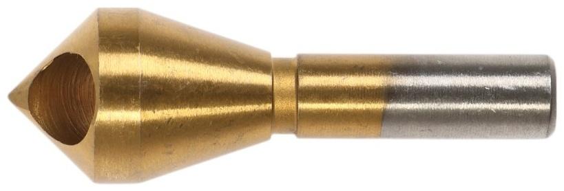 Сверло для снятия заусенцев с зенковкой ТУНДРА, d=21 мм, по дереву, пластику, цвет. металлам