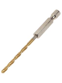 Сверло по металлу ТУНДРА, HSS-Co, шестигранный хвостовик, 3×80 мм