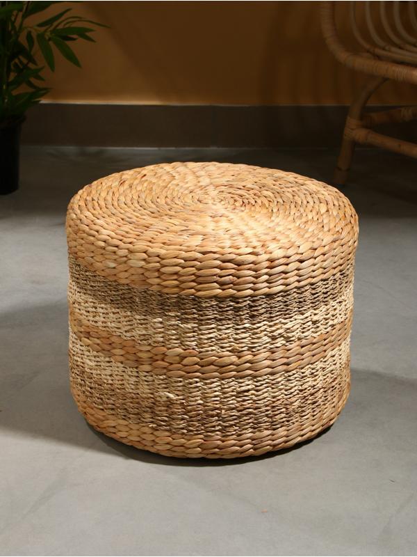 Пуфик 40х40х30 см, водный гиацинт, сиграсс