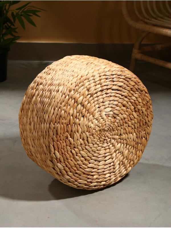 Пуфик 40х40х20 см, водный гиацинт