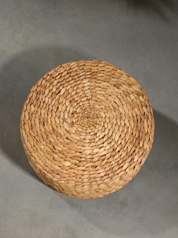 Пуфик 40х40х20 см, водный гиацинт