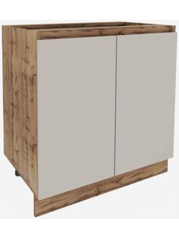 Шкаф напольный «Ника», 800×477×816 мм, цвет бежевый софт МДФ/дуб вотан