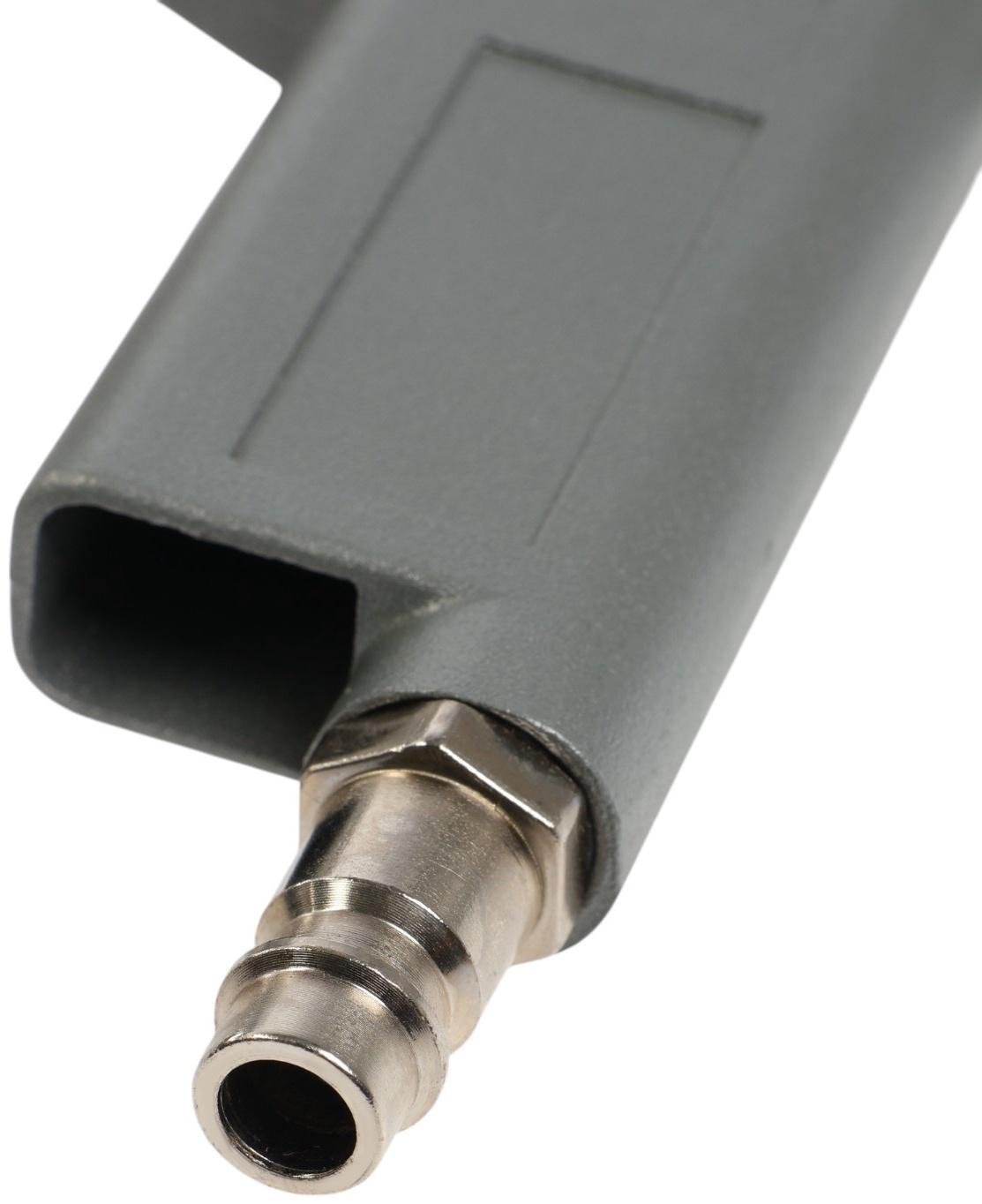 Краскораспылитель пневматический ТУНДРА, до 4 бар, сопло 1.5 мм, нижний бачок 1 л