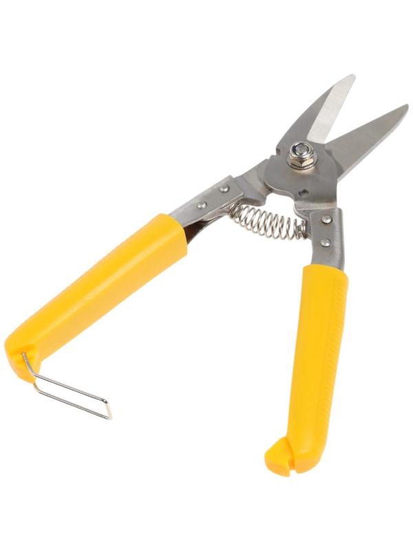 Ножницы по металлу ТУНДРА, авторазжим, пластиковые рукоятки, левый рез, 225 мм