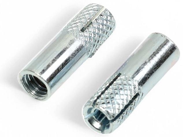 Анкер ТУНДРА, забиваемый, стальной, оцинкованный, М6×23 мм, 100 шт.