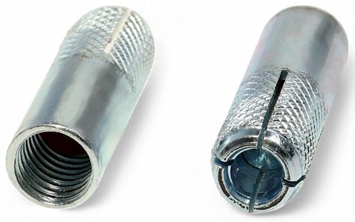 Анкер ТУНДРА, забиваемый, стальной, оцинкованный, М10×38 мм, 50 шт.