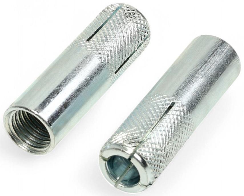 Анкер ТУНДРА, забиваемый, стальной, оцинкованный, М16×65 мм, 25 шт.