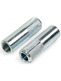 Анкер ТУНДРА, забиваемый, стальной, оцинкованный, М20×80 мм, 10 шт.