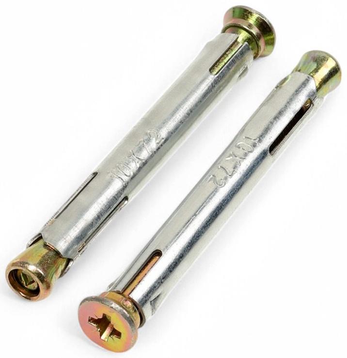 Анкер ТУНДРА, рамный, оцинкованный, 10×72 мм, 140 шт.