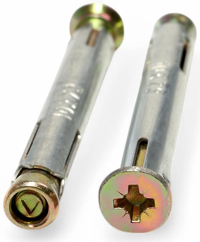 Анкер ТУНДРА, рамный, оцинкованный, 10×72 мм, 140 шт.