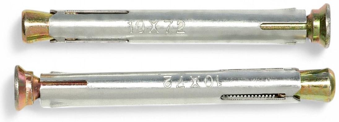 Анкер ТУНДРА, рамный, оцинкованный, 10×72 мм, 140 шт.