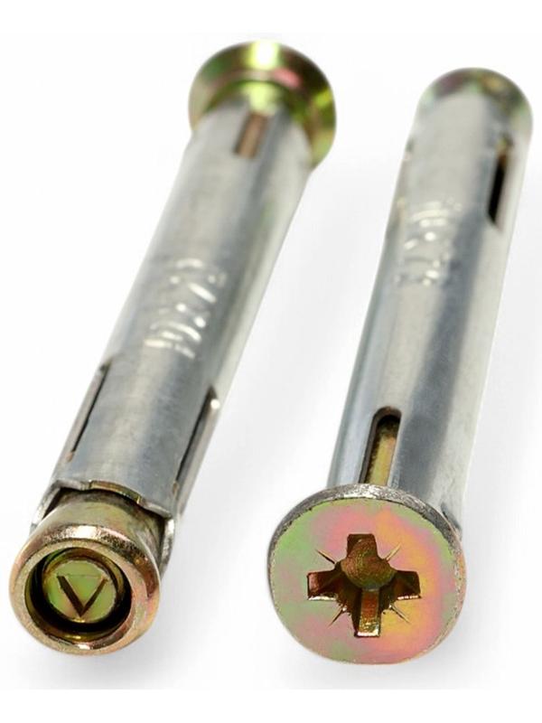 Анкер ТУНДРА, рамный, оцинкованный, 10×72 мм, 140 шт.