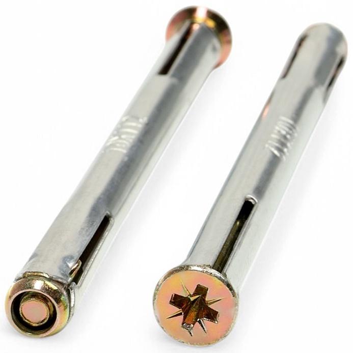 Анкер ТУНДРА, рамный, оцинкованный, 10×112 мм, 100 шт.