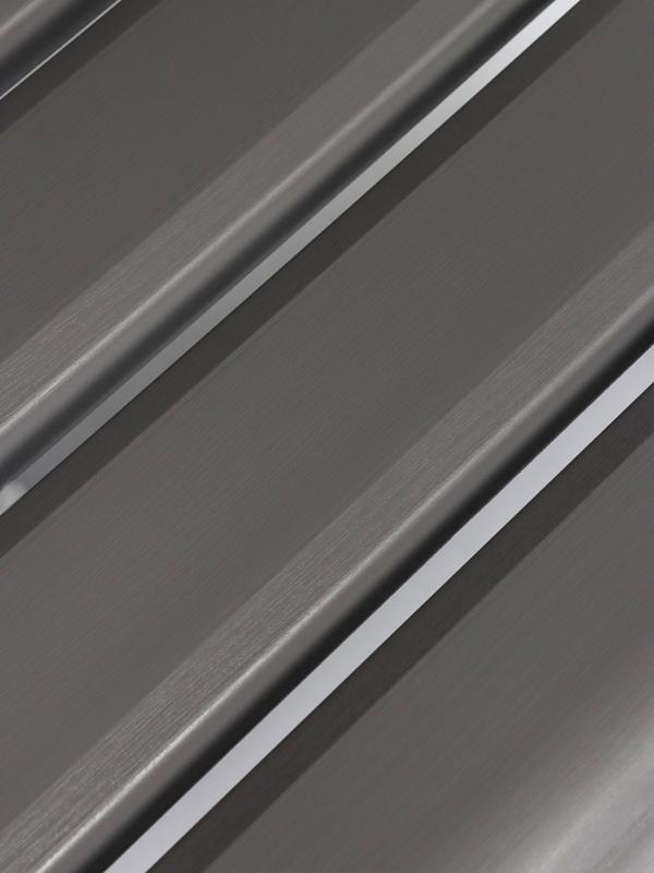 Набор садовой мебели «Евпатория»: 2 кресла 66×65×79 см, стол 79×55×38 см, диван 124×65×79 см, серый