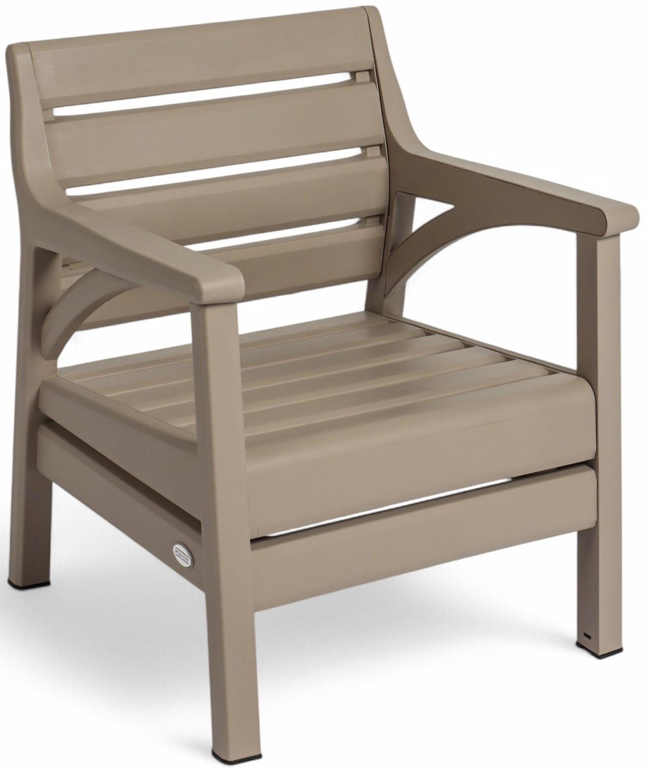 Набор садовой мебели «Евпатория»: 2 кресла 66×65×79 см, стол 79×55×38 см, диван 190×65×79 см, бежевый