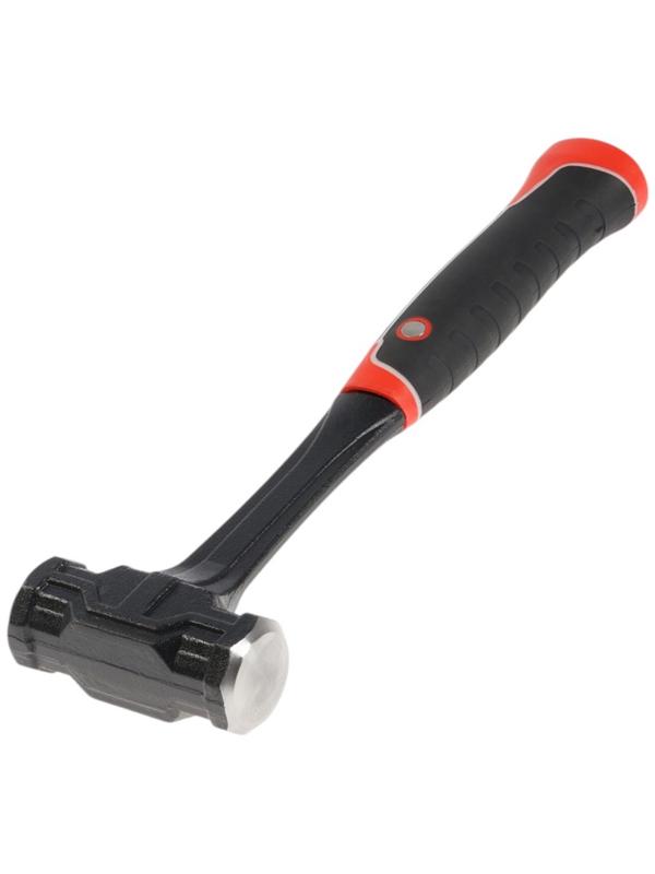 Кувалда ТУНДРА ПРОФИ, цельнокованая, двухкомпонентная рукоятка, магнит, 1 кг