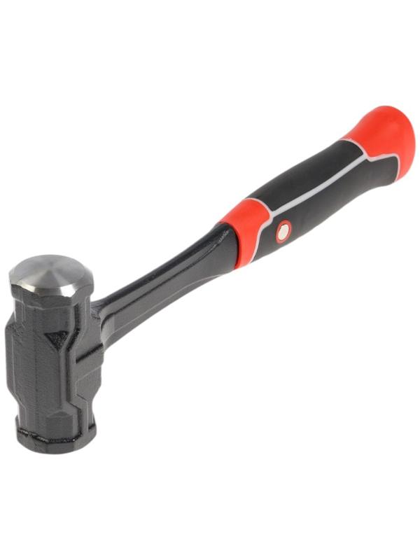 Кувалда ТУНДРА ПРОФИ, цельнокованая, двухкомпонентная рукоятка, магнит, 1 кг