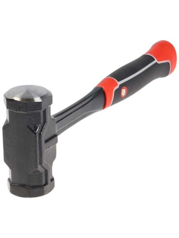 Кувалда ТУНДРА ПРОФИ, цельнокованая, двухкомпонентная рукоятка, магнит, 1.5 кг