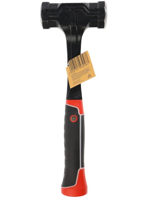 Кувалда ТУНДРА ПРОФИ, цельнокованая, двухкомпонентная рукоятка, магнит, 1.5 кг