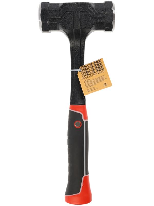 Кувалда ТУНДРА ПРОФИ, цельнокованая, двухкомпонентная рукоятка, магнит, 2 кг