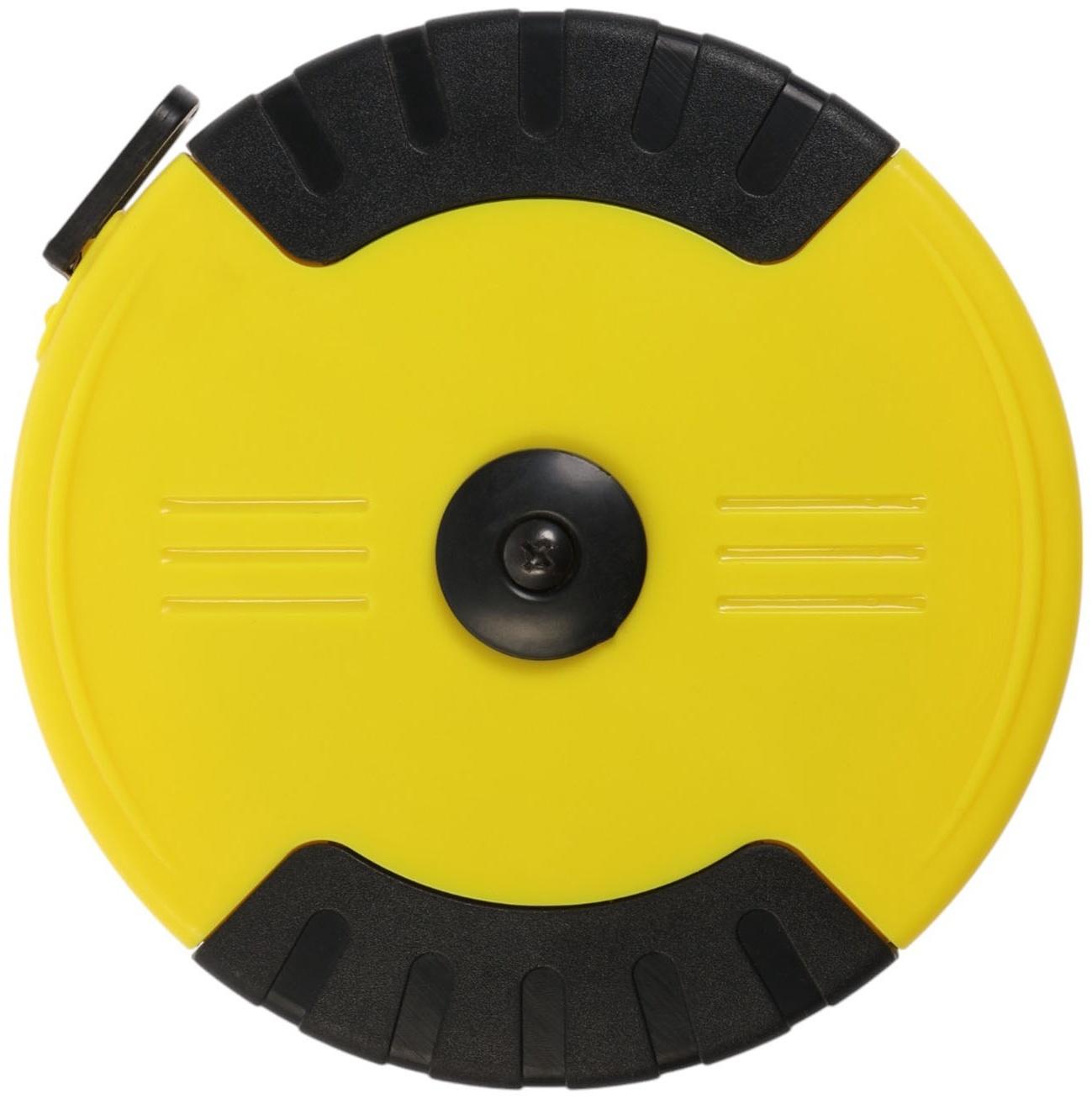 Рулетка геодезическая ТУНДРА, ПВХ лента, закрытый корпус, 20 м × 15 мм