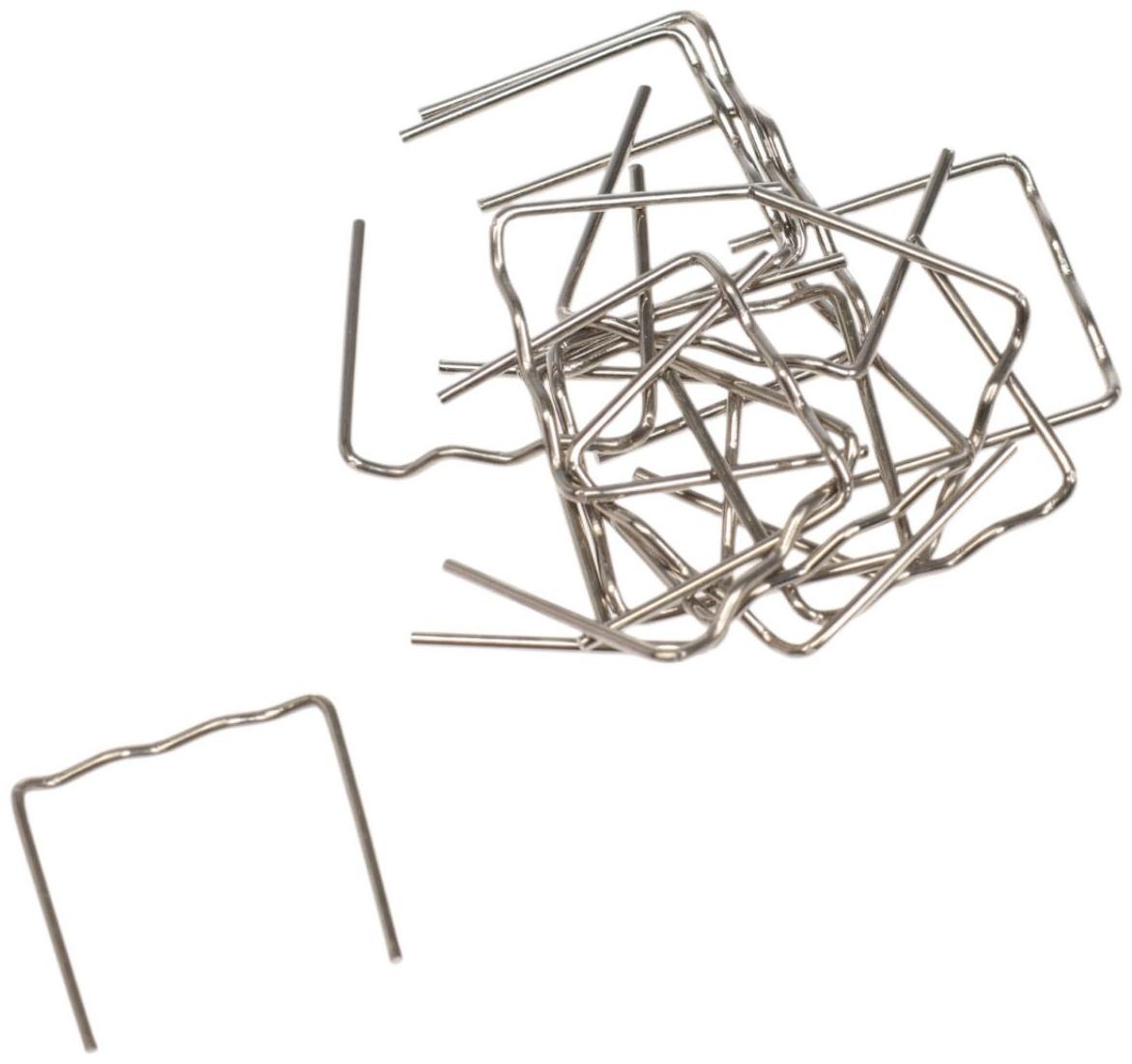 Скоба для ремонта пластика ТУНДРА, волнового типа, d=0.8 мм, 500 шт.