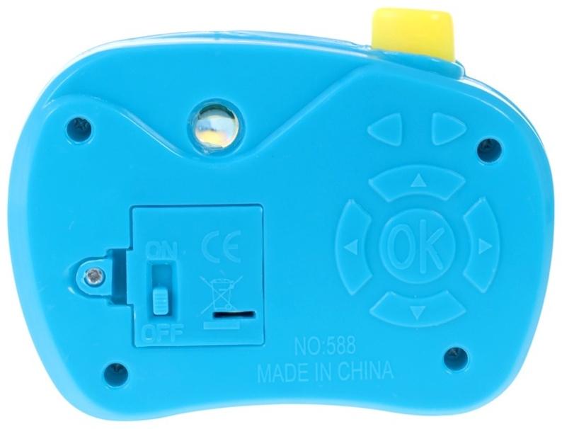 Проектор - фотоаппарат «Весёлые зверята», световые эффекты