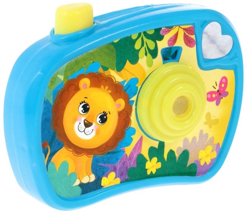 Проектор - фотоаппарат «Весёлые зверята», световые эффекты