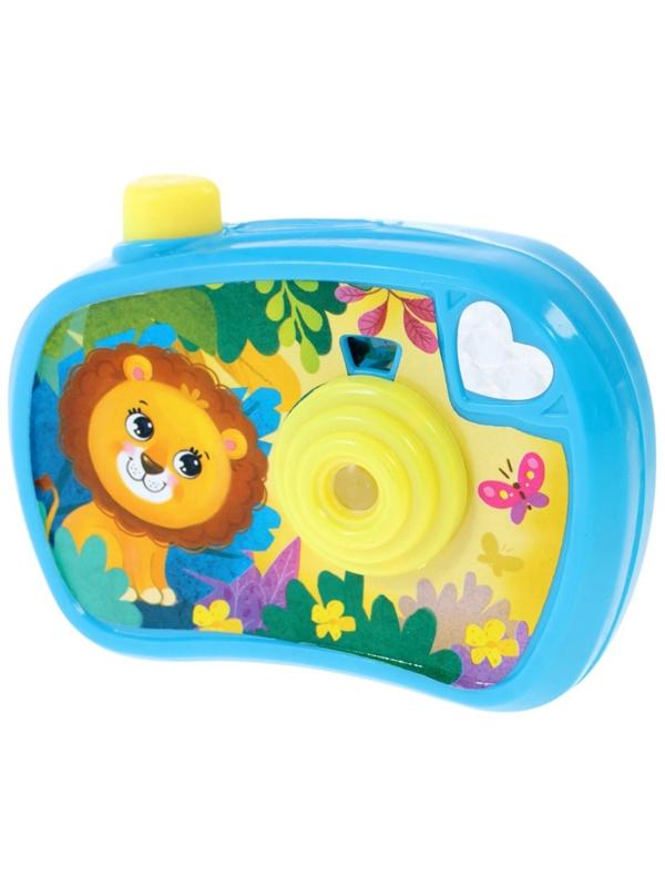 Проектор - фотоаппарат «Весёлые зверята», световые эффекты