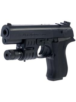 Пистолет «Мощный», с лазером, стреляет пульками 6 мм